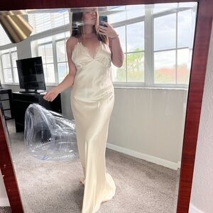 Reformation Maysen silk dress